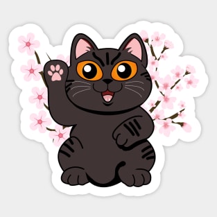 Hi There Tabby Cat Sticker